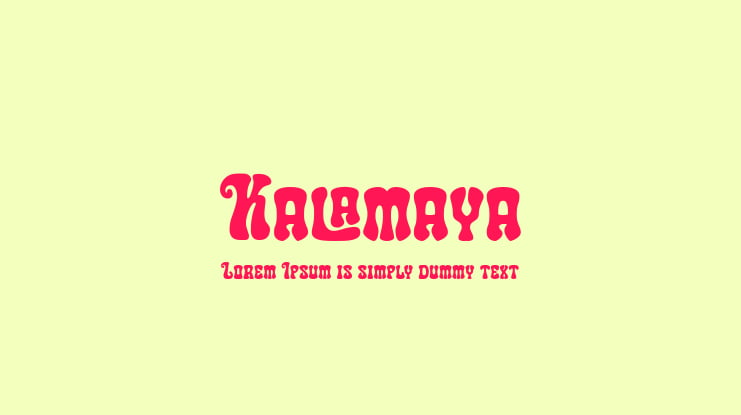 Kalamaya Font