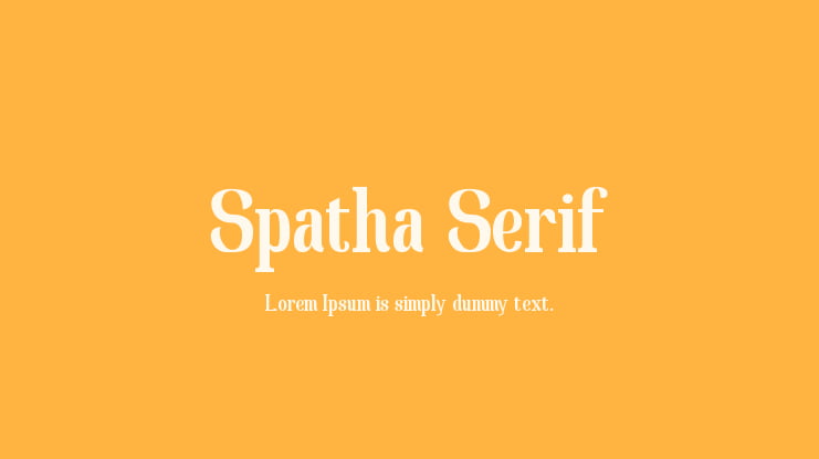 Spatha Serif Font : Download Free for Desktop & Webfont