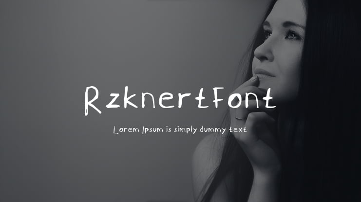 Rzknertfont Font