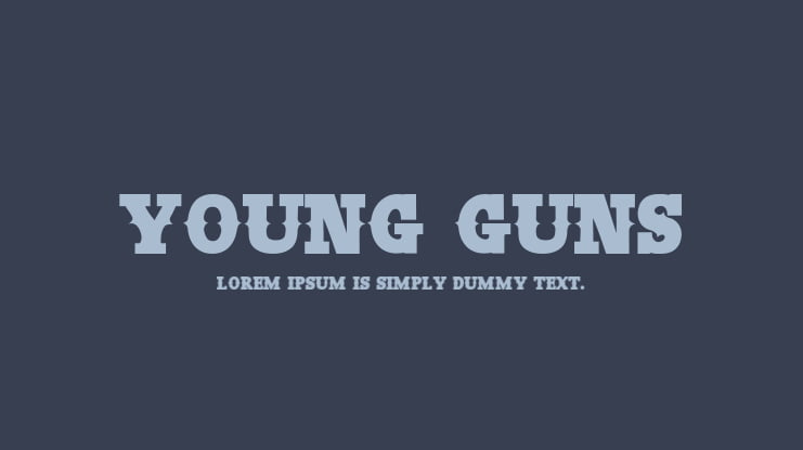 Young Guns Font
