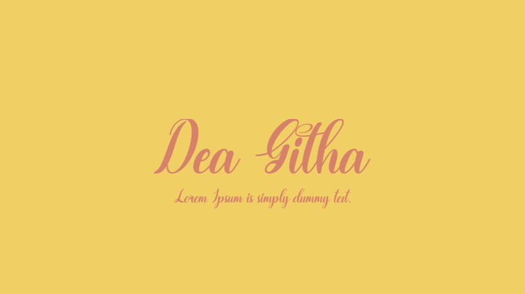 Dea Githa Font