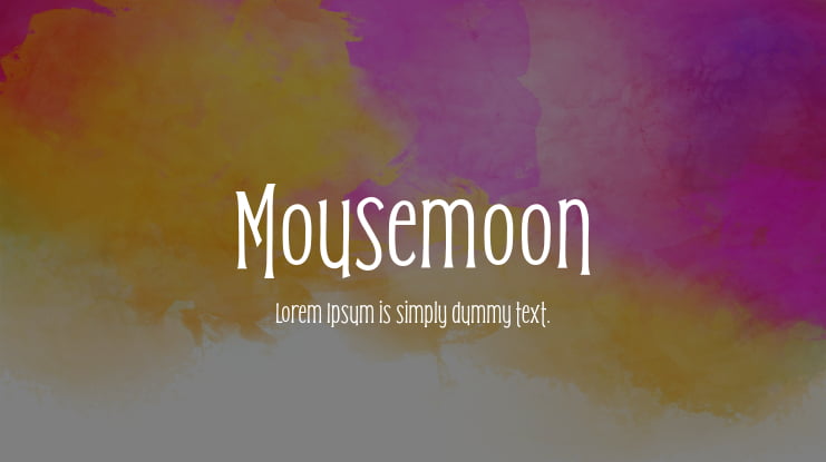 Mousemoon Font