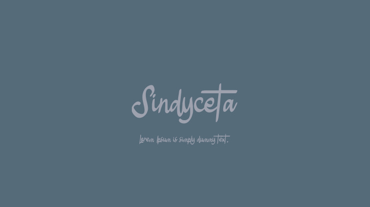 Sindyceta Font