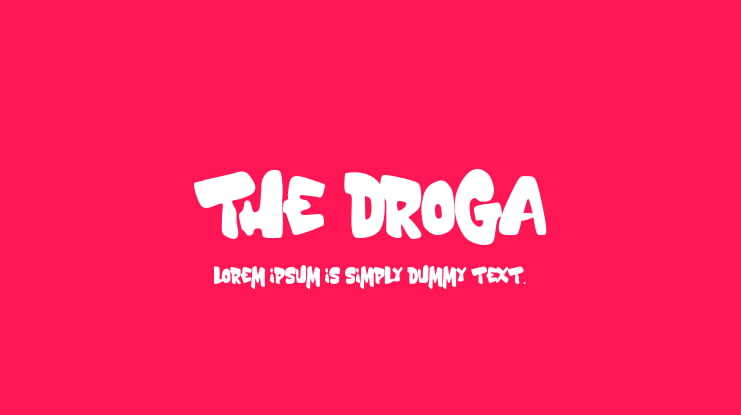 The Droga Font