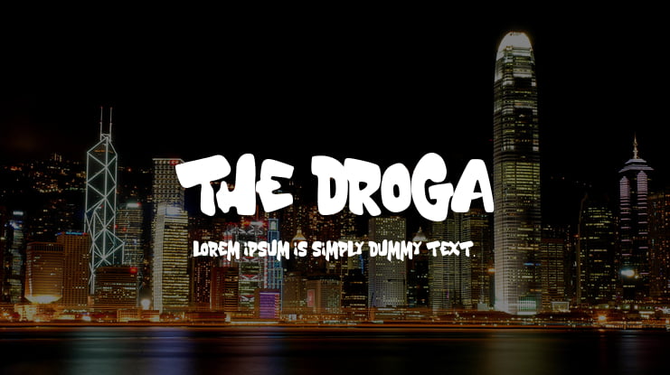 The Droga Font