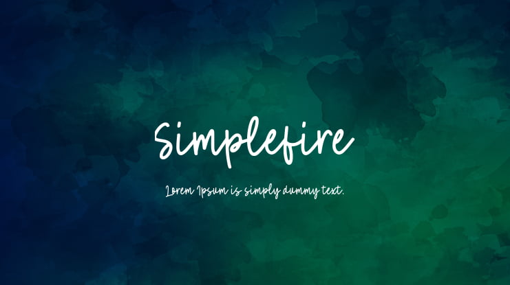 Simplefire Font