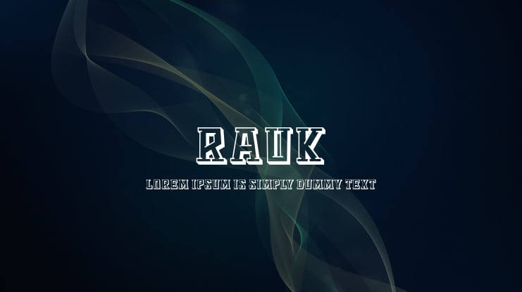 Rauk Font