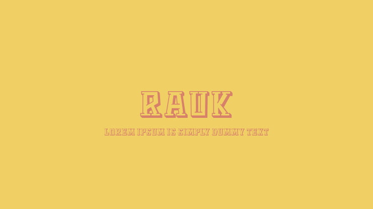 Rauk Font