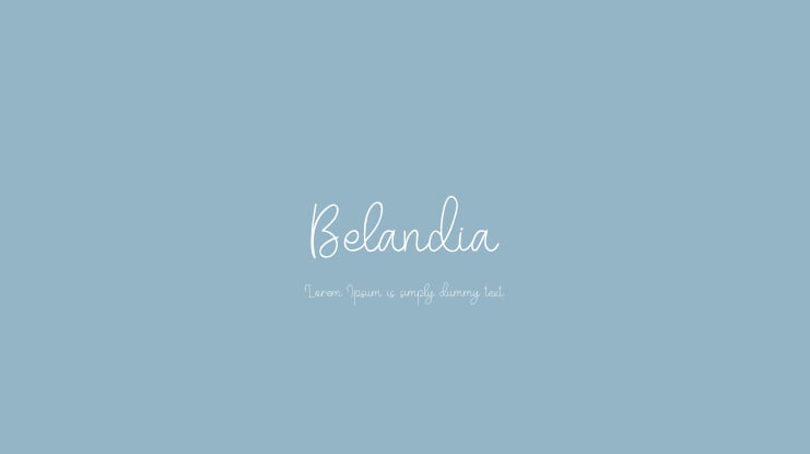 Belandia Font