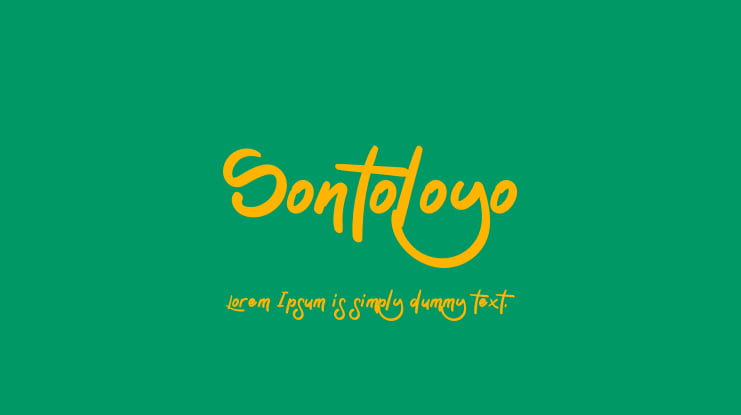 Sontoloyo Font