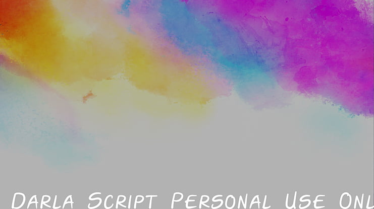 Darla-Script-Personal-Use-Only Font