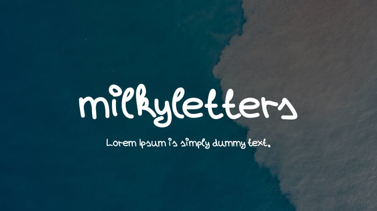 milkyletters Font