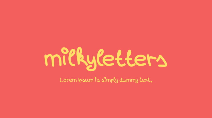 milkyletters Font