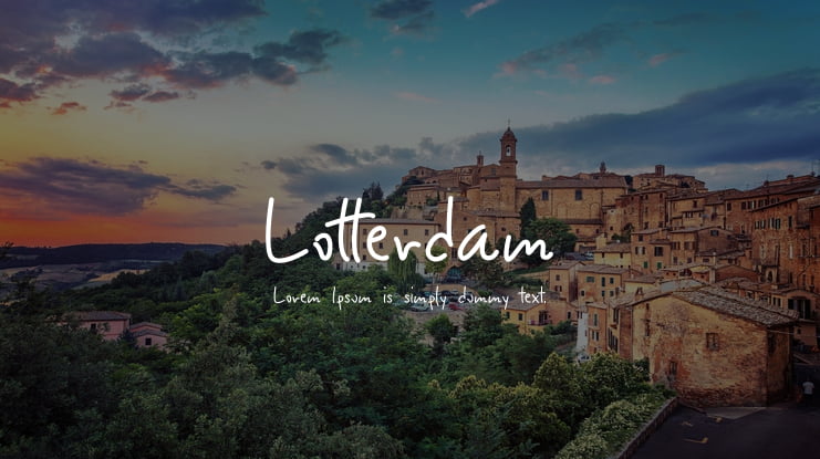 Lotterdam Font