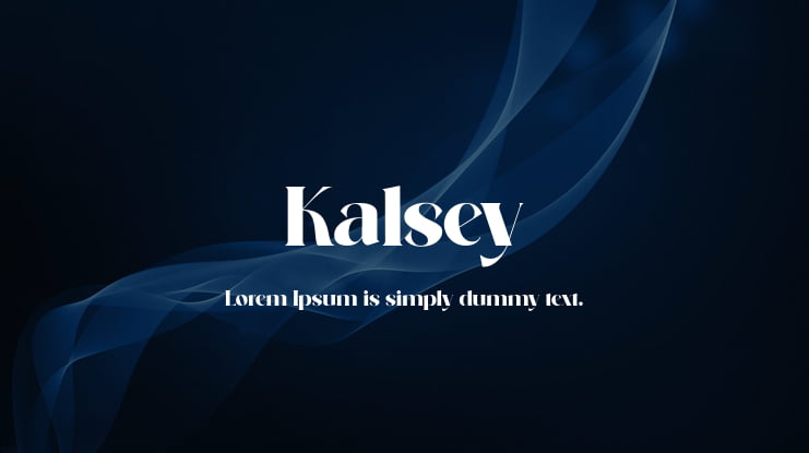 Kalsey Font