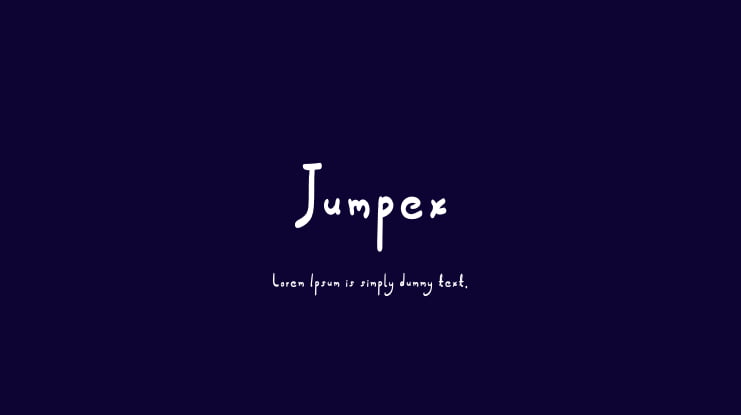 Jumpex Font