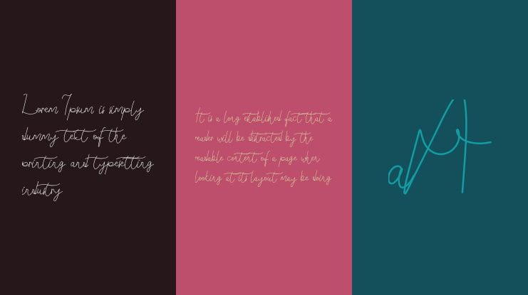 Modya Tea Demo Font