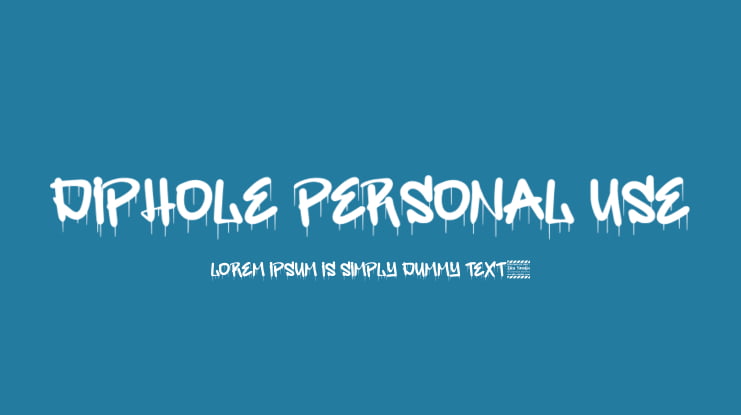 Diphole Personal Use Font