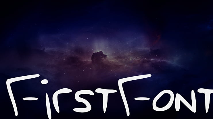 FirstFont Font