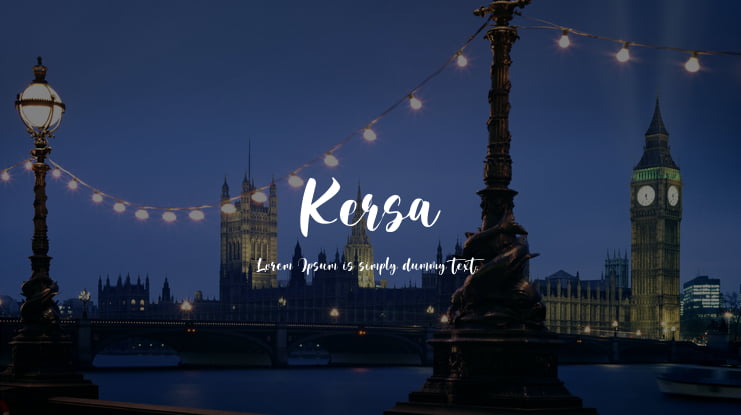 Kersa Font