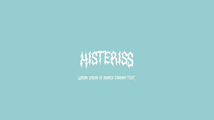 Histeriss Font