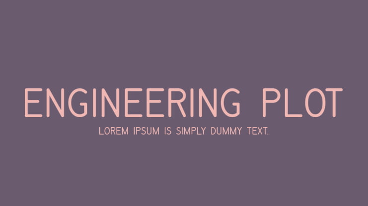 engineering font