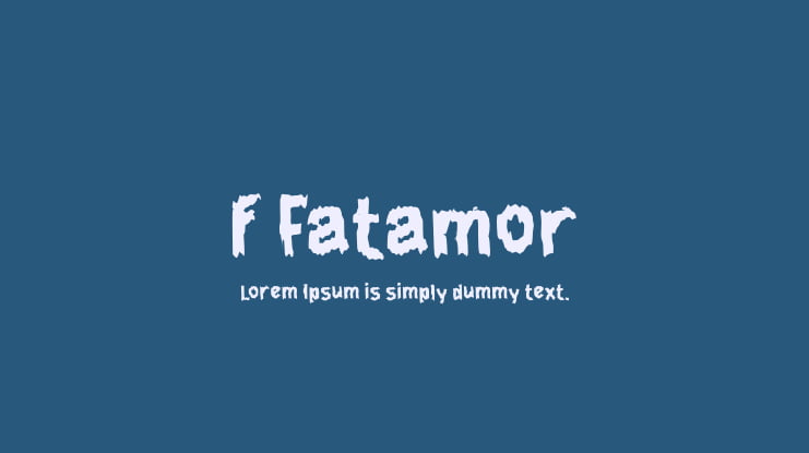 f Fatamor Font