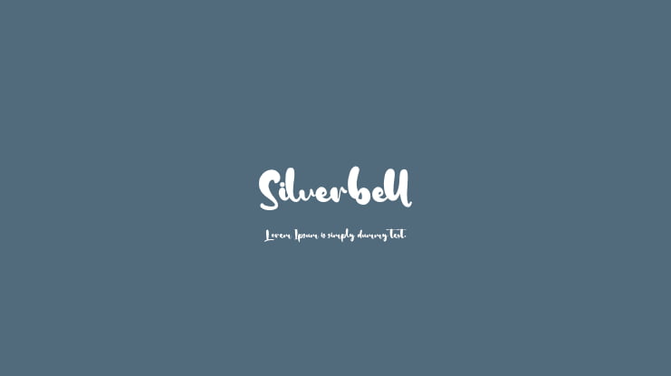 Silverbell Font