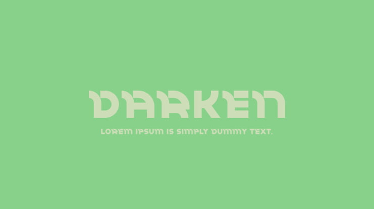 Darken Font