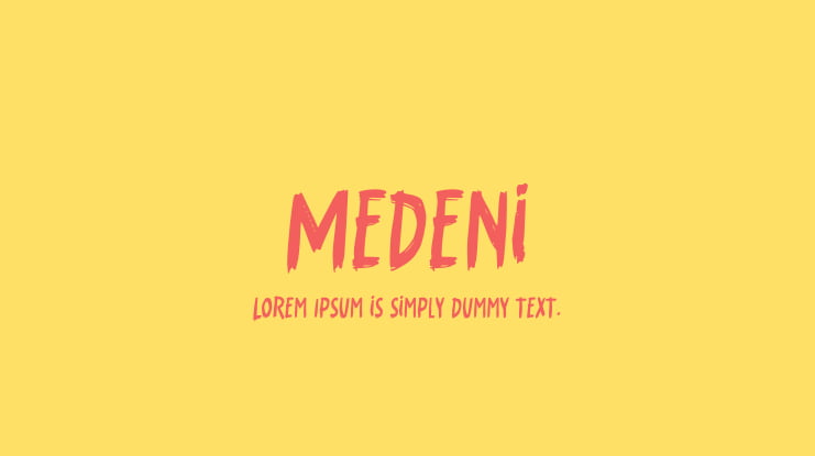 Medeni Font