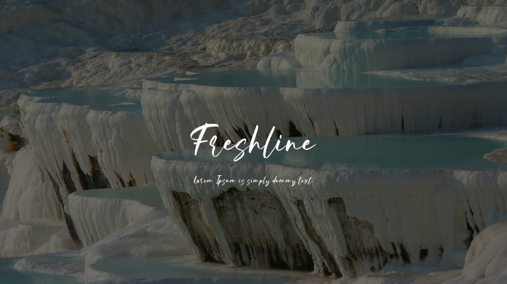 Freshline Font