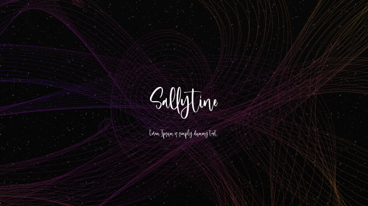 Sallytine Font