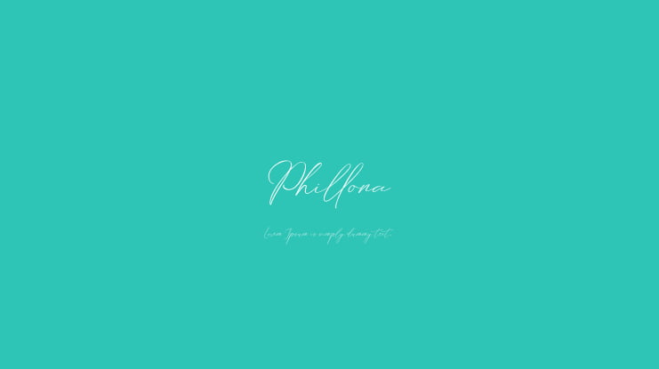 Phillona Font