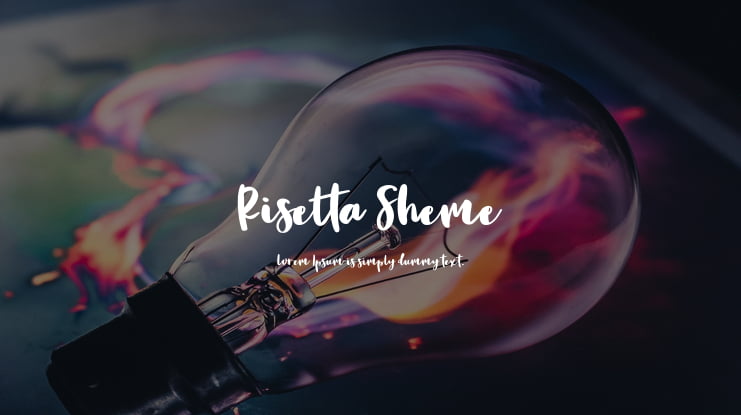 Risetta Sheme Font