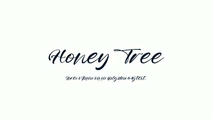 Honey Tree Font