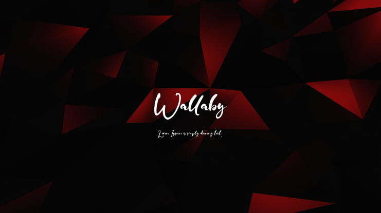 Wallaby Font