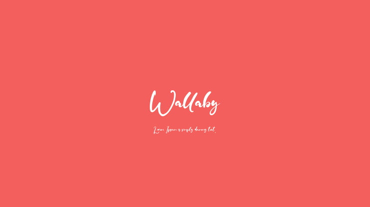 Wallaby Font