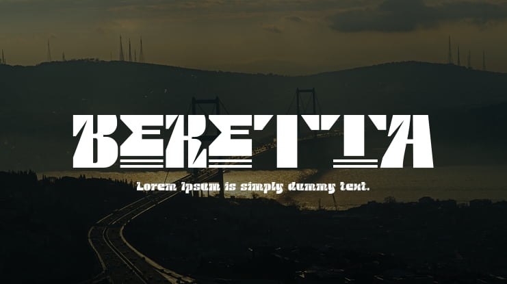 BERETTA Font