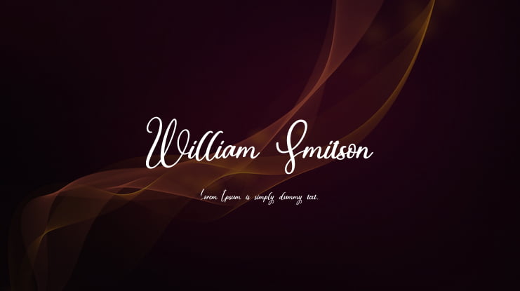 William Smitson Font