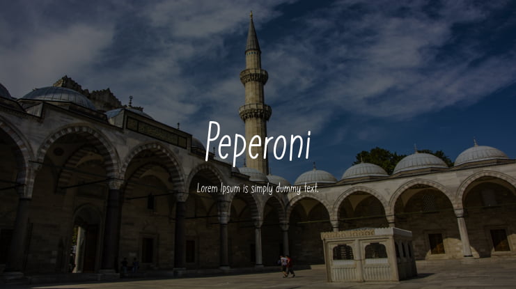 Peperoni Font