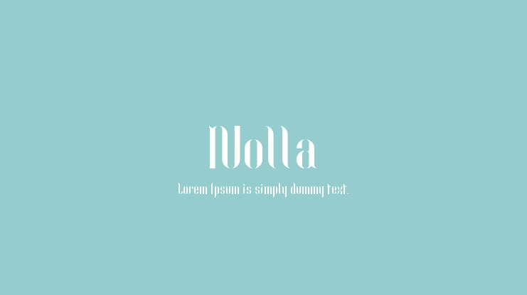 Nolla Font