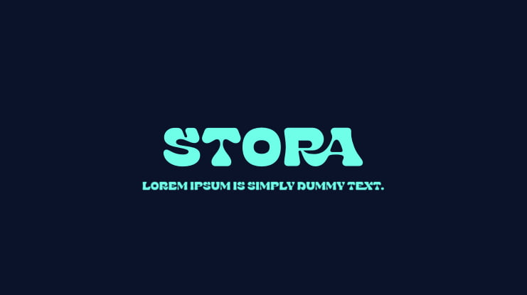Stora Font Family : Download Free for Desktop & Webfont