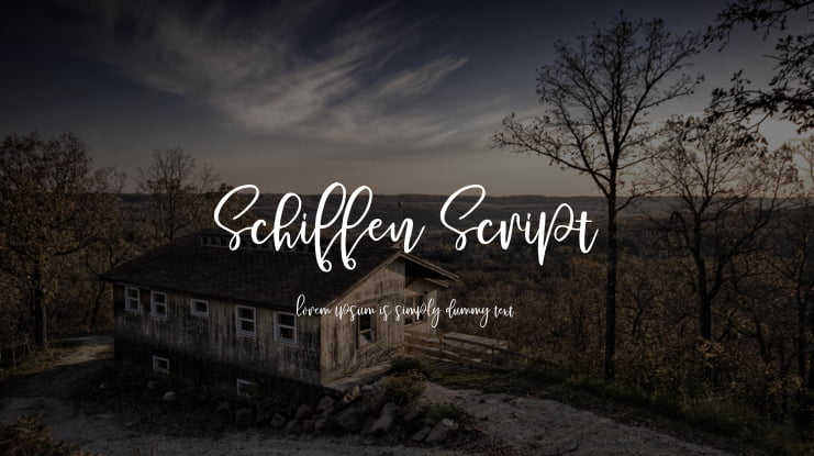 Schiffen Script Font