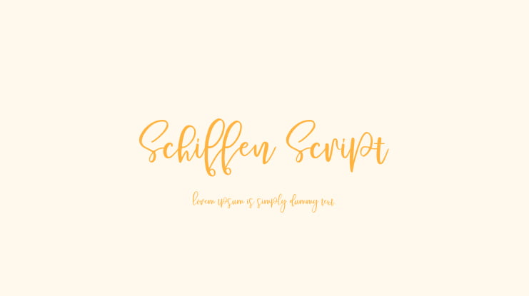 Schiffen Script Font