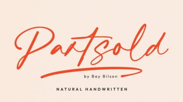 Partsold Font