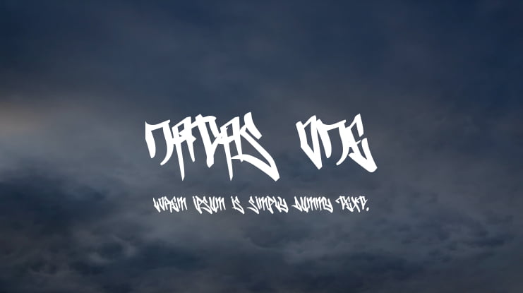 Natas One Font