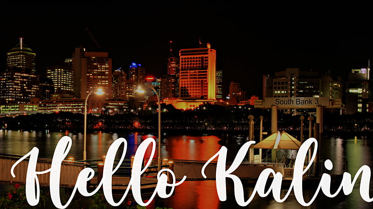 Hello Kalin Font