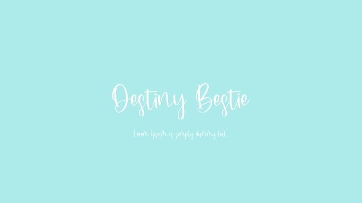 Destiny Bestie Font