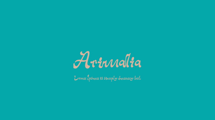 Arimalia Font