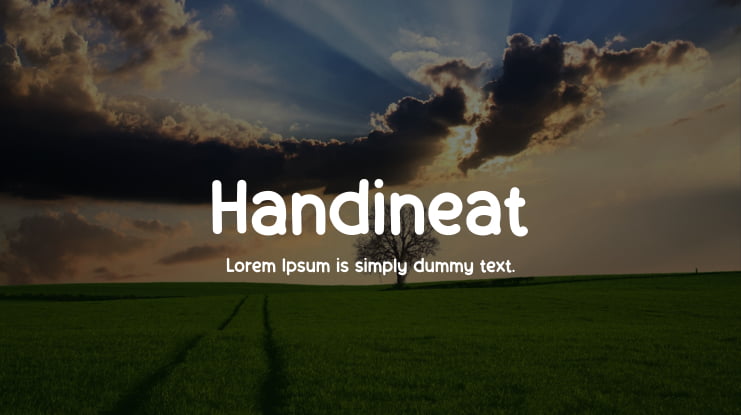 Handineat Font